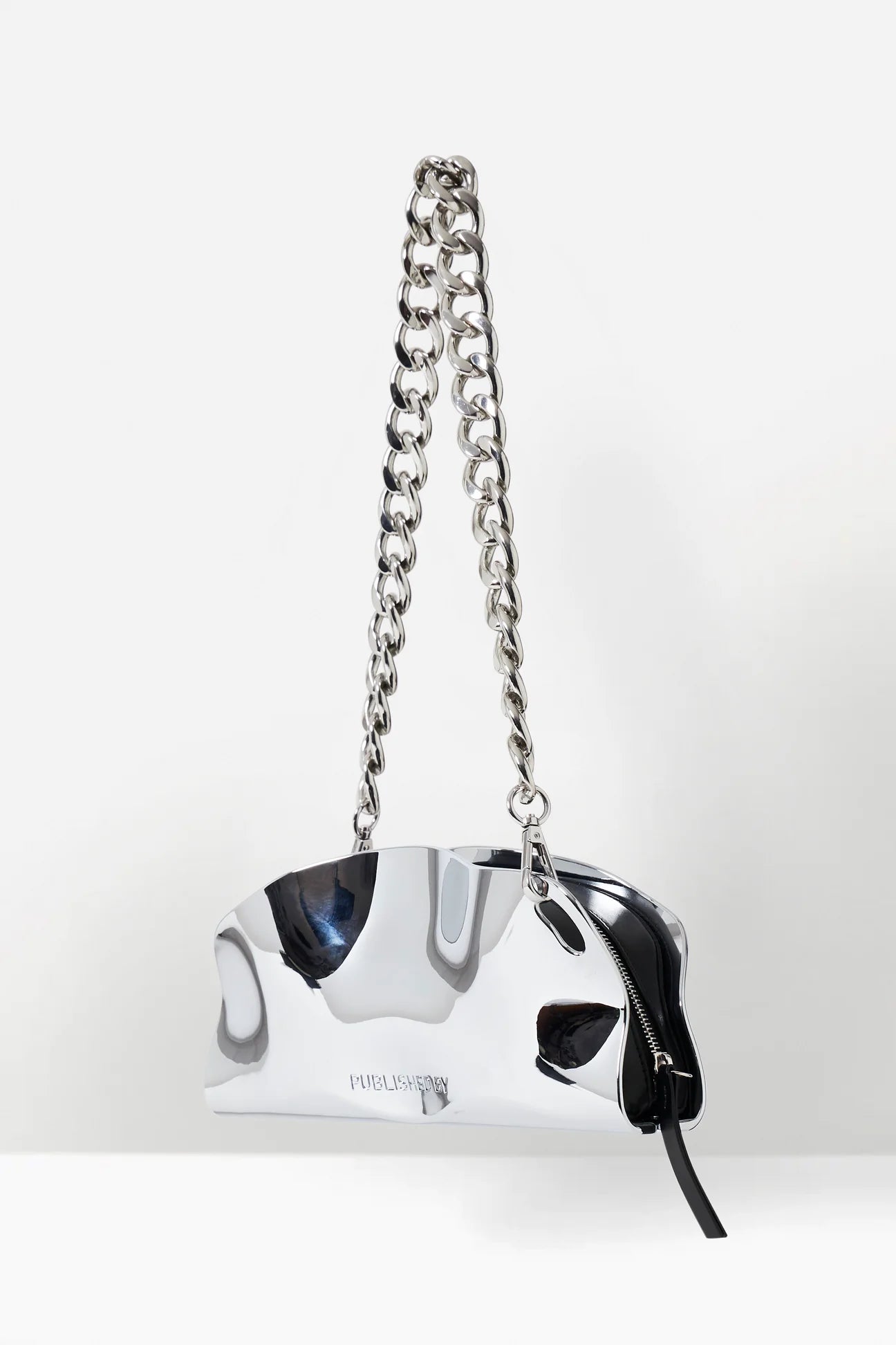 Published By Mayzie Bag - Black/Chrome
