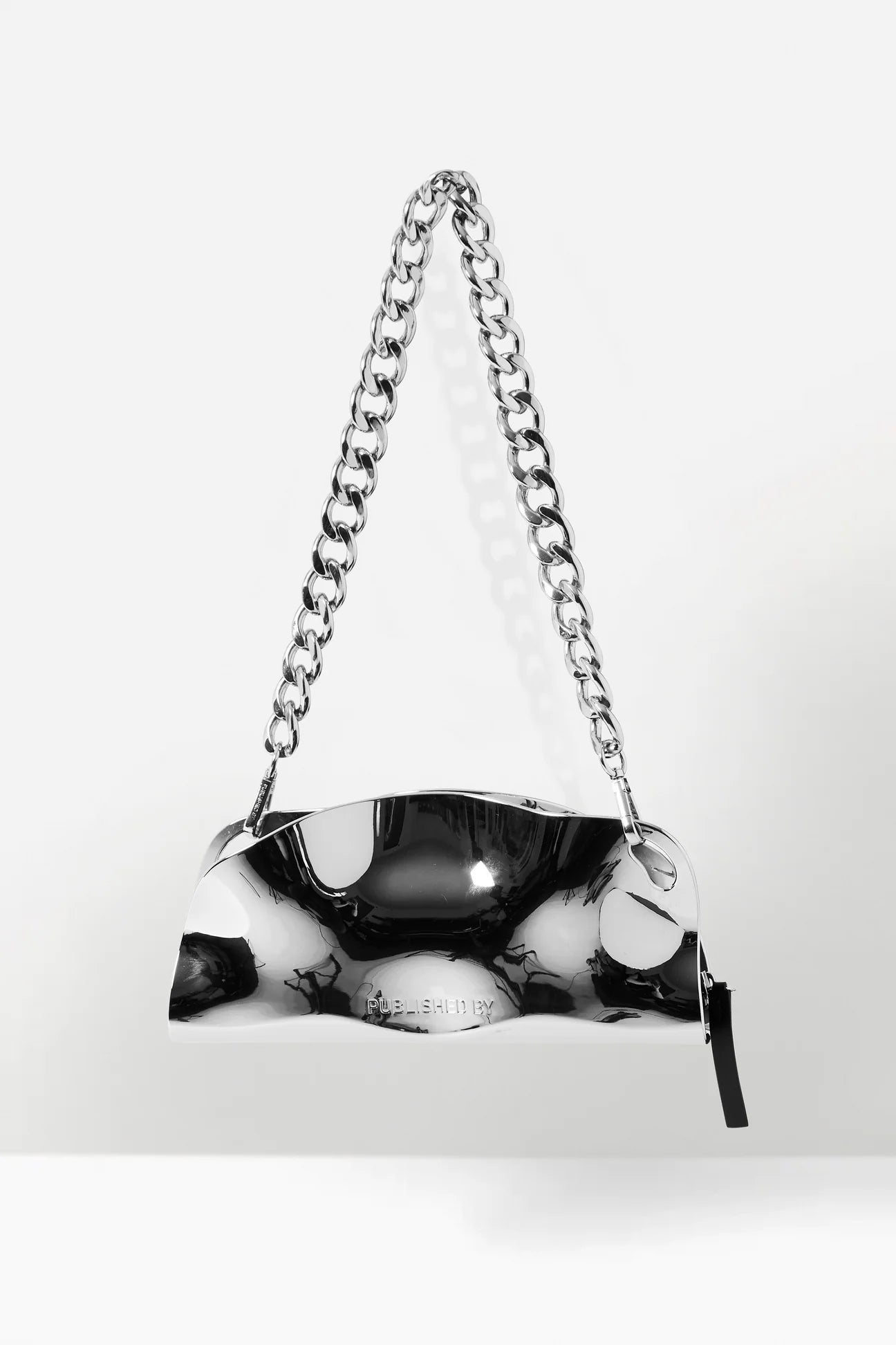Published By Mayzie Bag - Black/Chrome