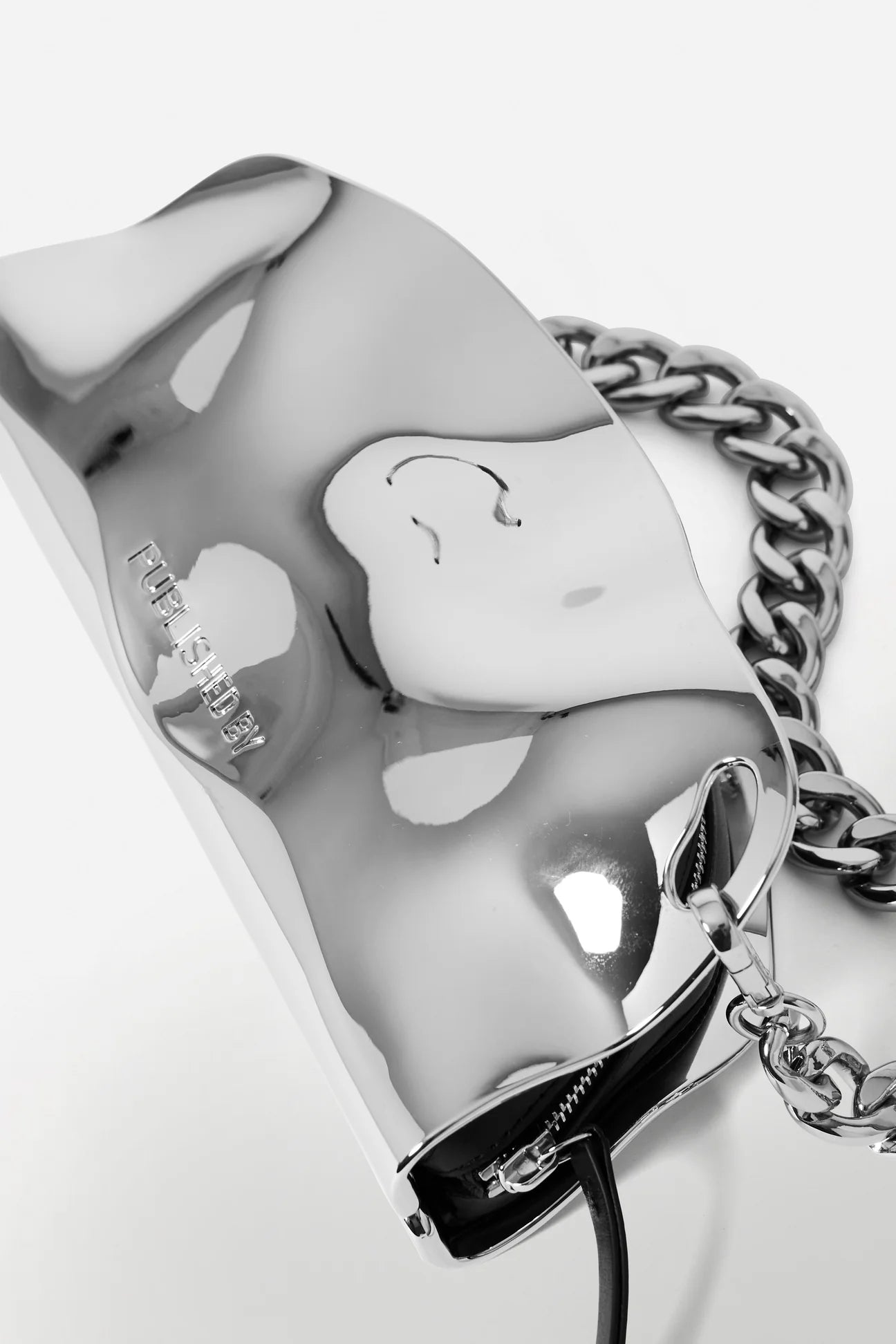 Published By Mayzie Bag - Black/Chrome
