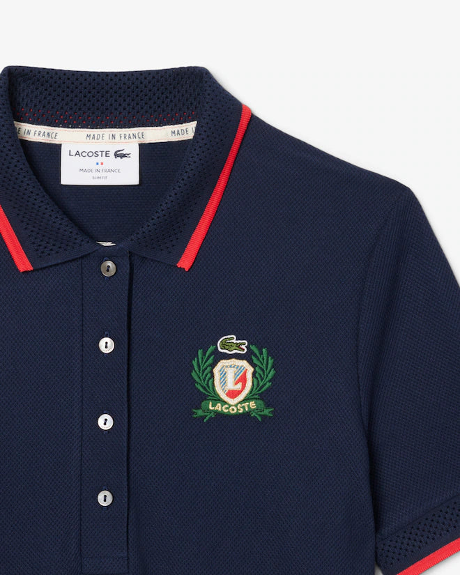 Lacoste French Slim Fit Polo Dress - Navy Blue