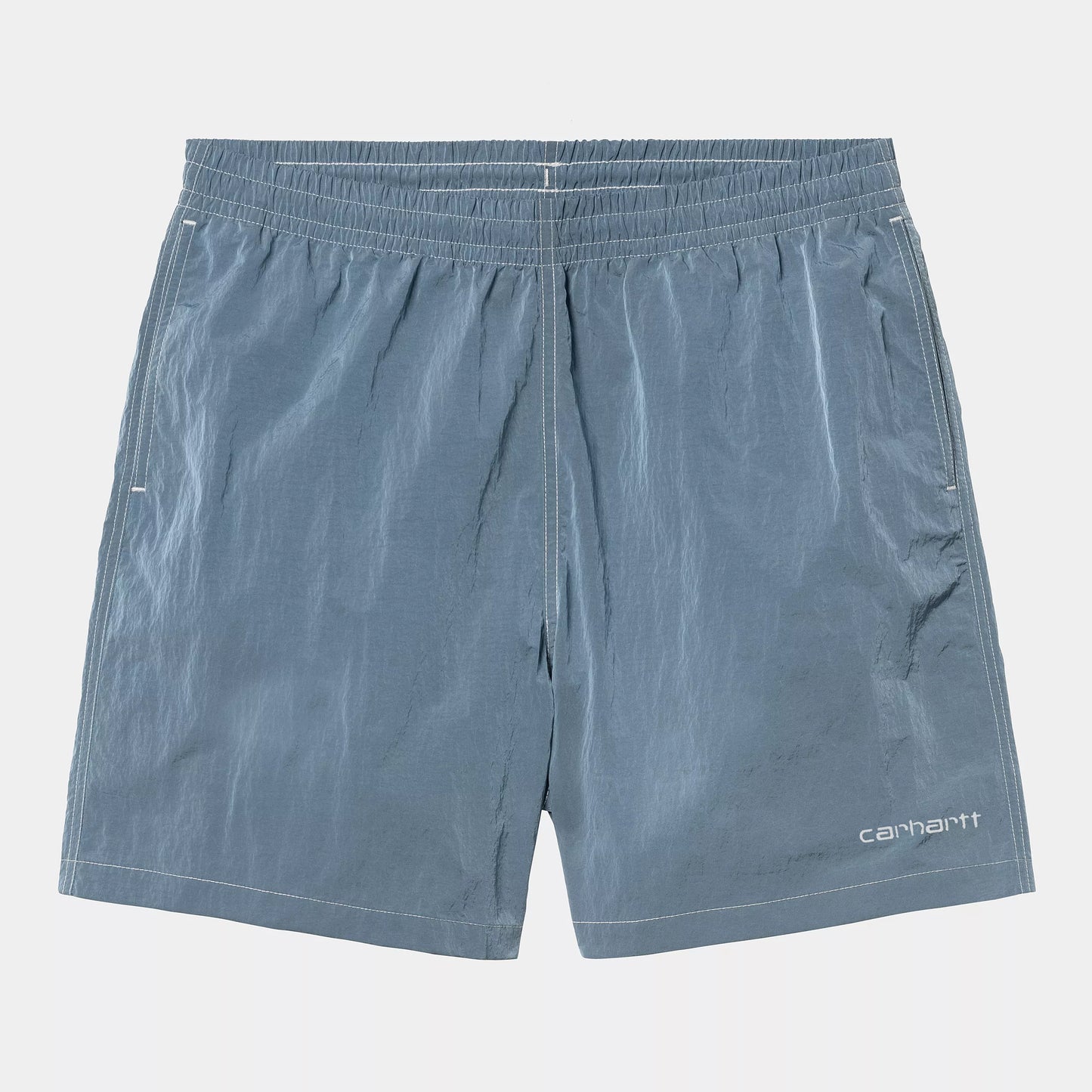 Carhartt WIP Canby Swim Trunks - Clay Blue / White