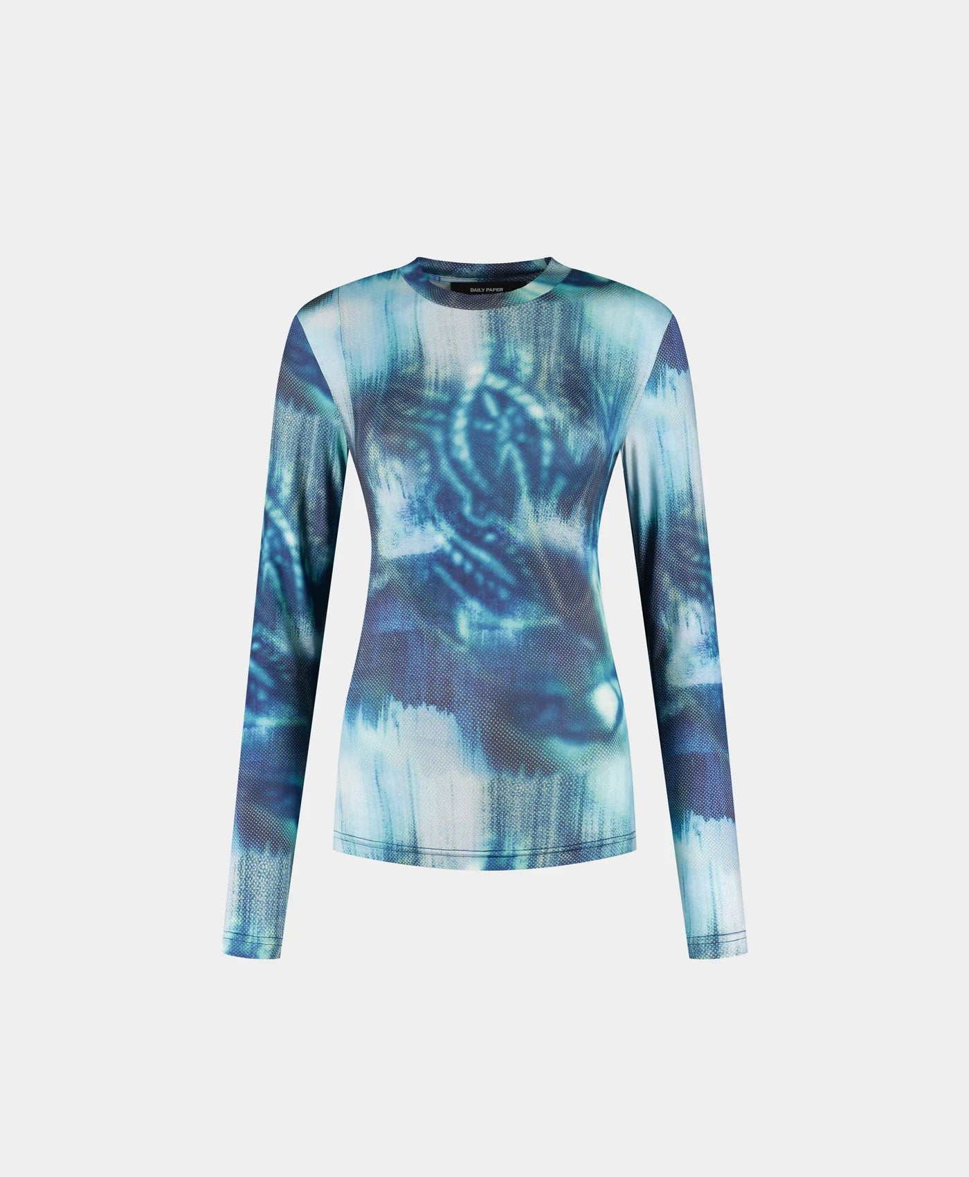 Daily Paper Fitted Braid Ls Tee - Blue