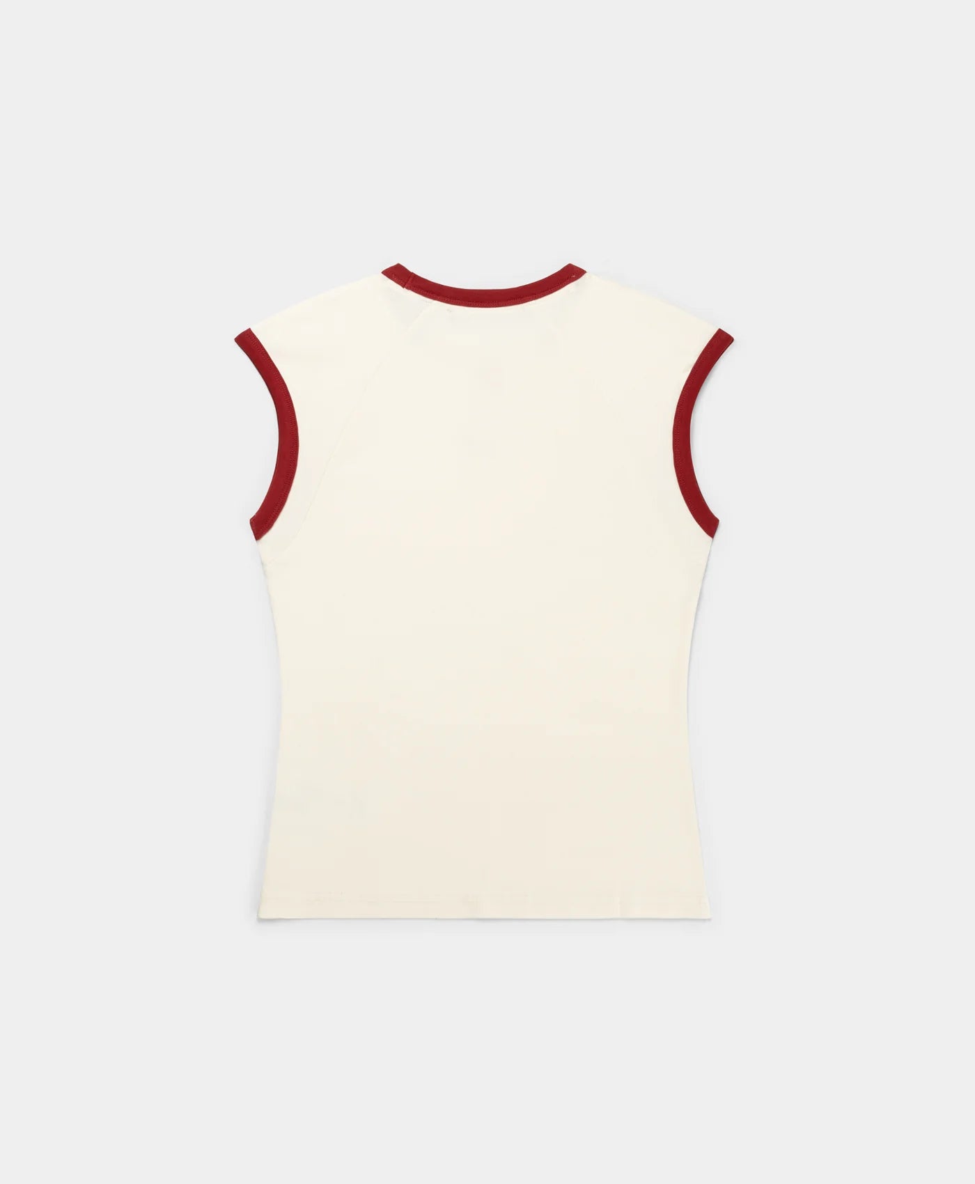 Daily Paper Contrast Fitted Tee - Beige