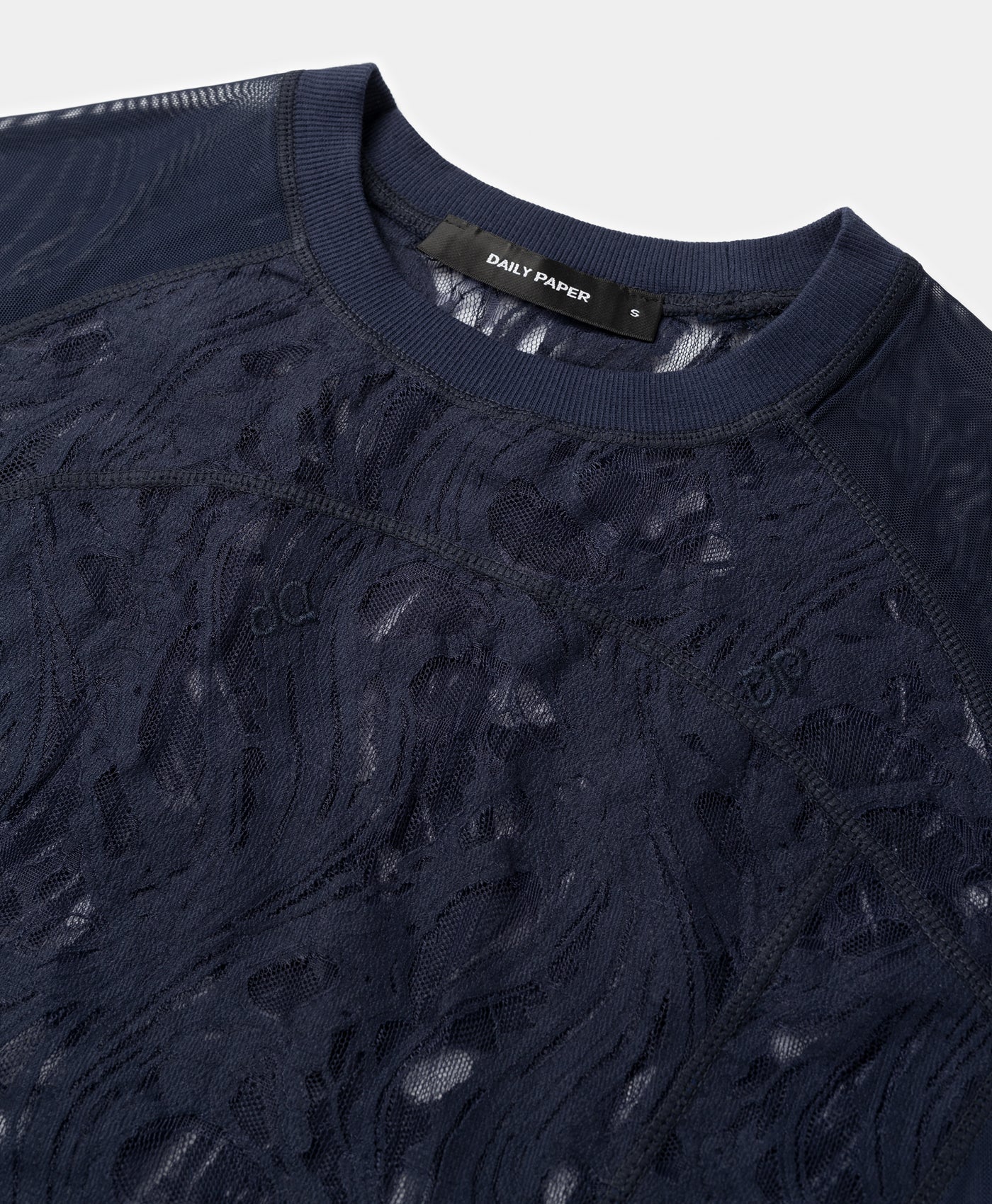 Daily Paper Lace Top - Maritime Blue
