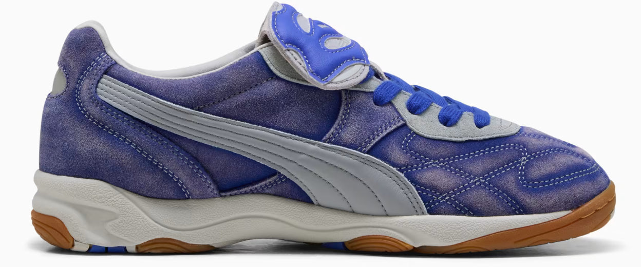 Puma x Kidsuper King Indoor Sneaker - Dart Blue - Gray Fog