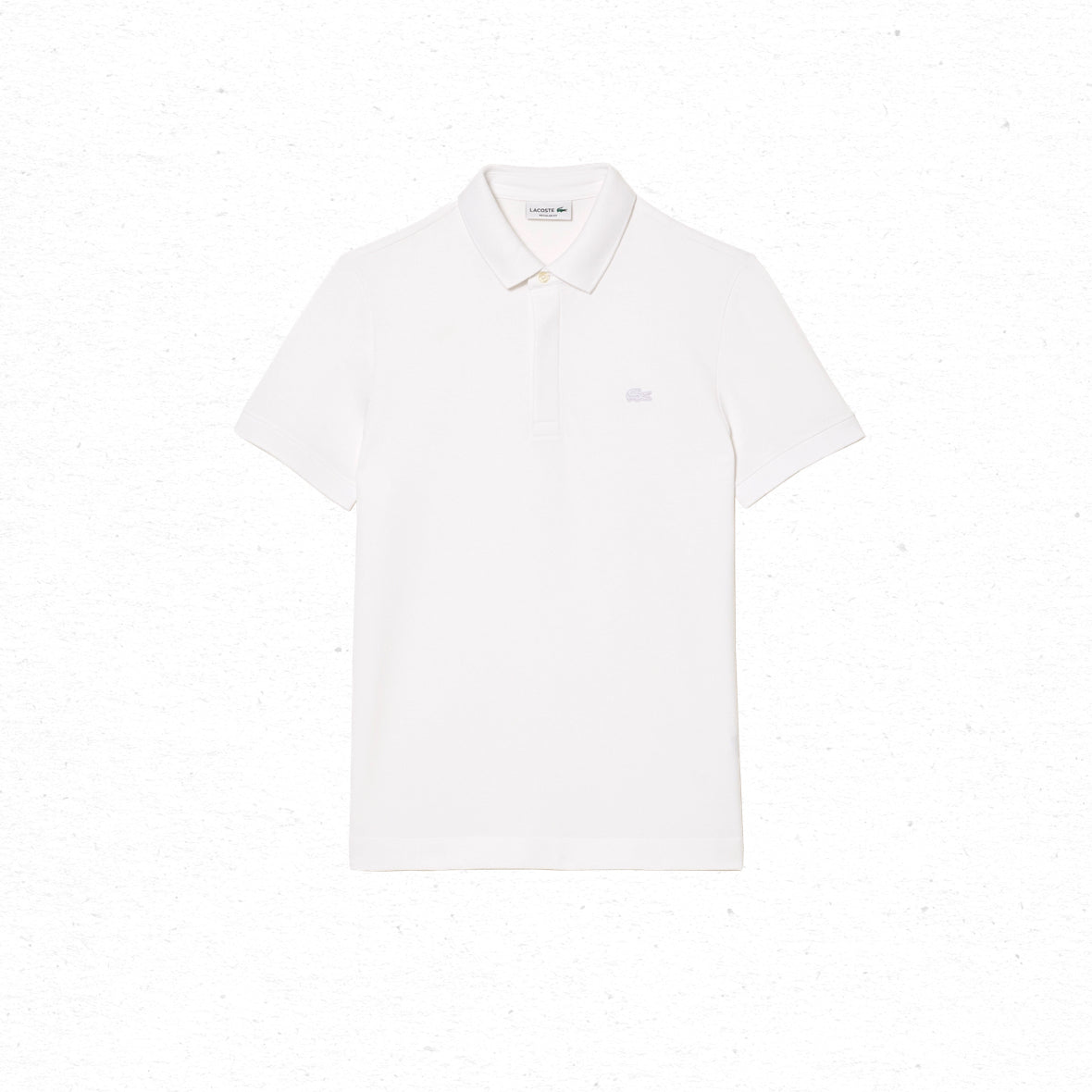 Lacoste Paris S S Pique Polo White