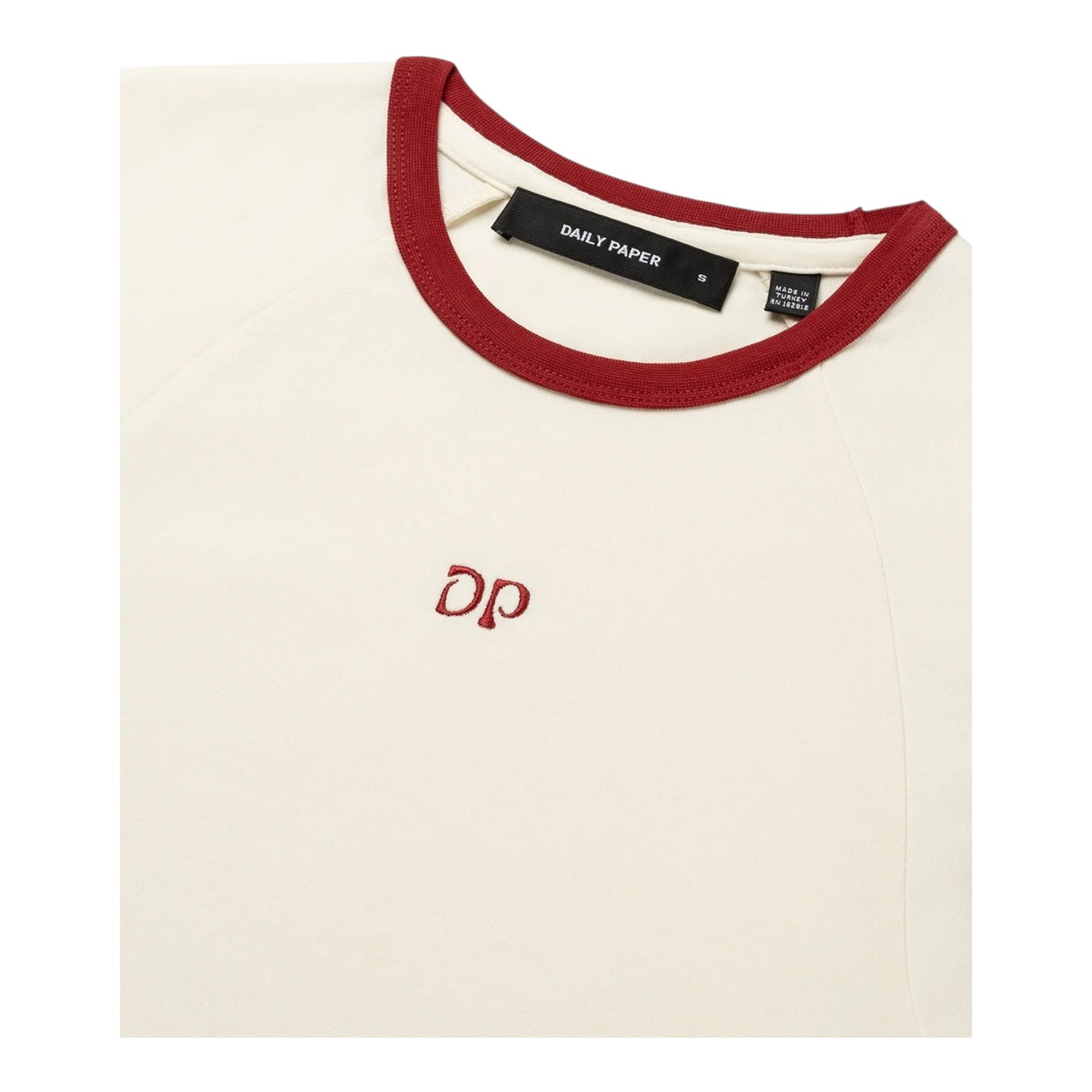 Daily Paper Contrast Fitted Tee - Beige