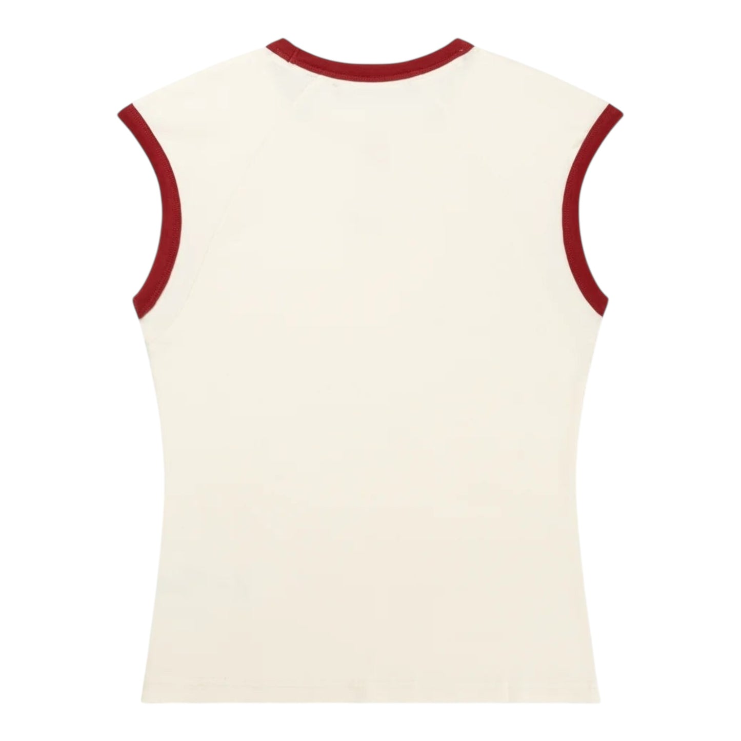 Daily Paper Contrast Fitted Tee - Beige