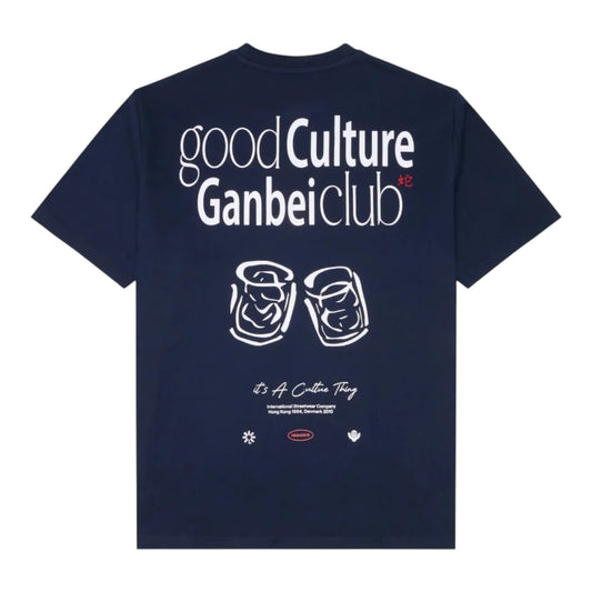 Woodbird WBBaine Ganbei Tee - Navy Blazer