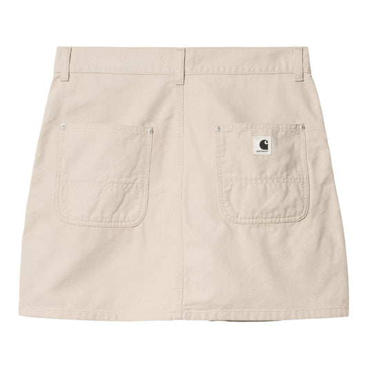 Carhartt WIP W' Maeve Double Knee Skirt - Fleur De Sel (stone washed)