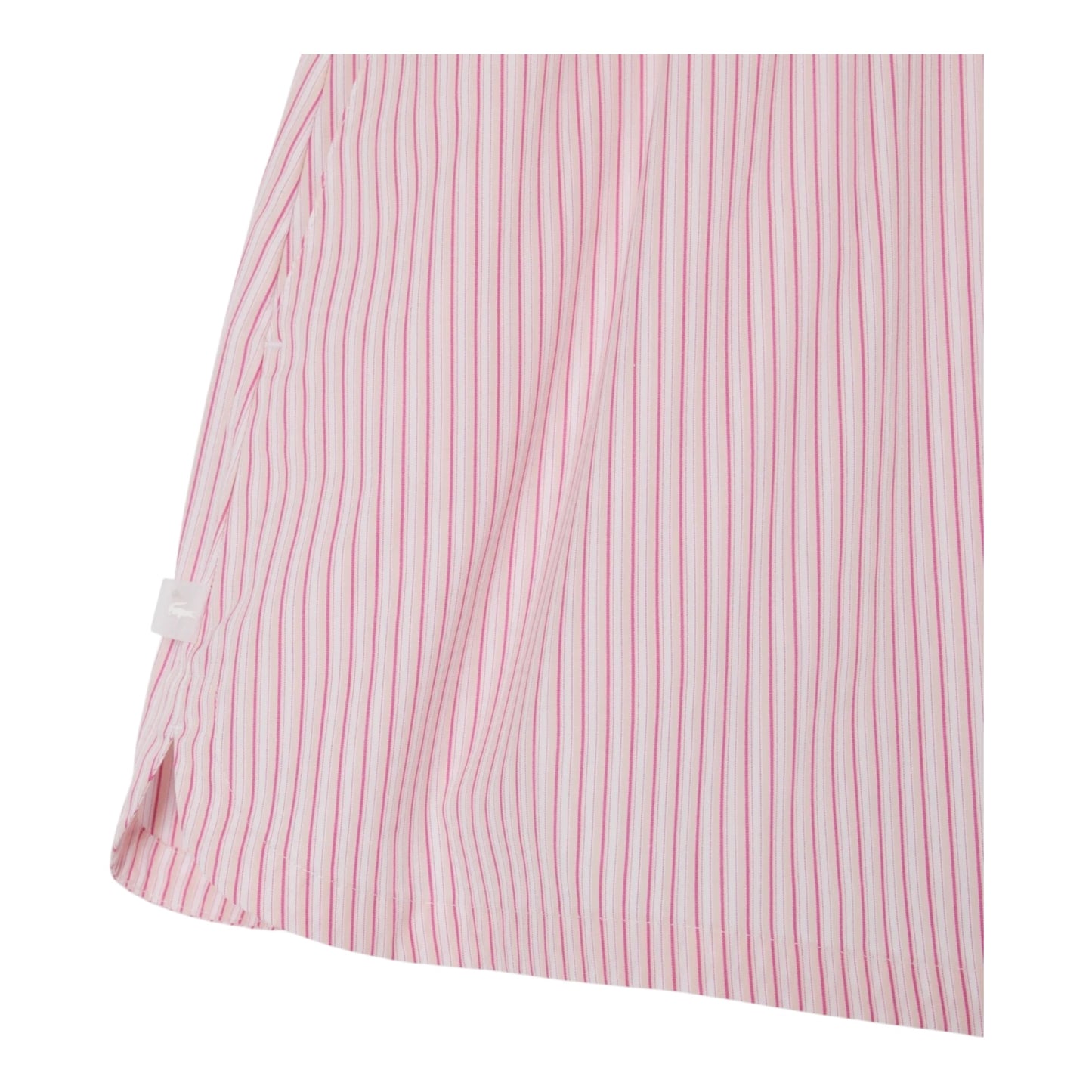 Lacoste Wide Striped Shorts - Pink/White