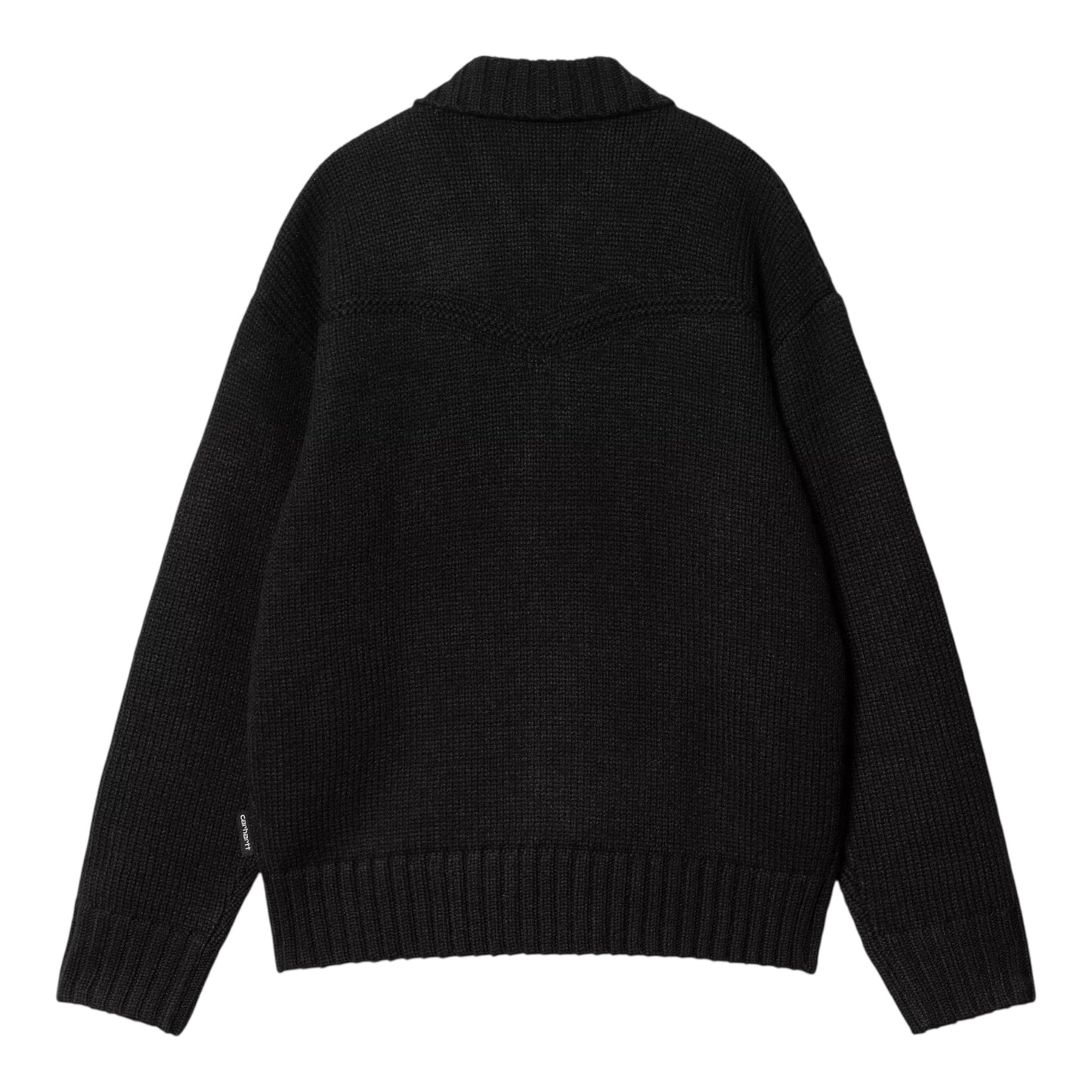 Carhartt WIP Santa Fe Cardigan - Black