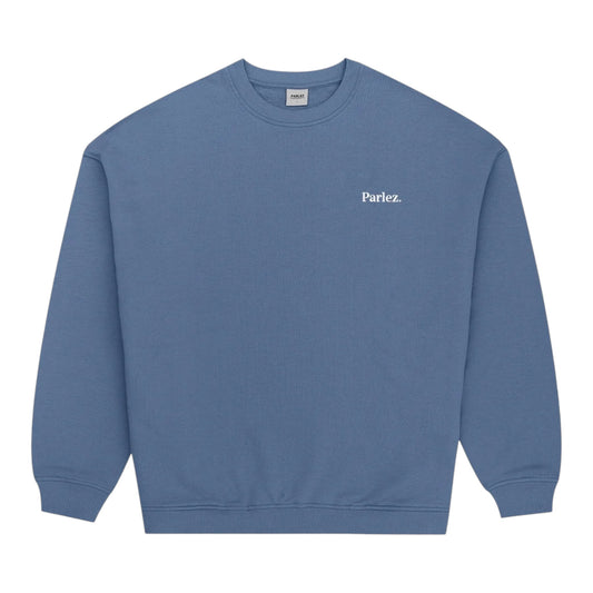 PARLEZ Vernon Oversized Crew -  China Blue
