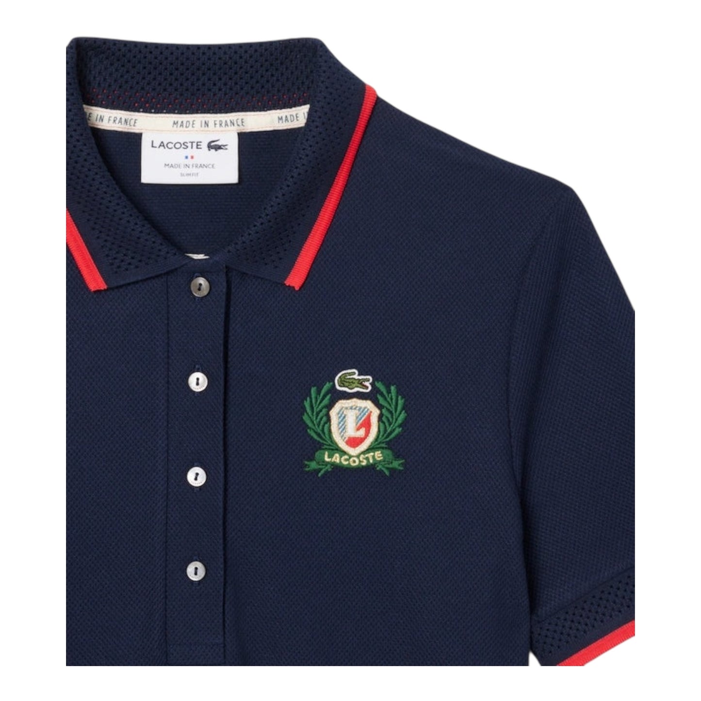 Lacoste French Slim Fit Polo Dress - Navy Blue
