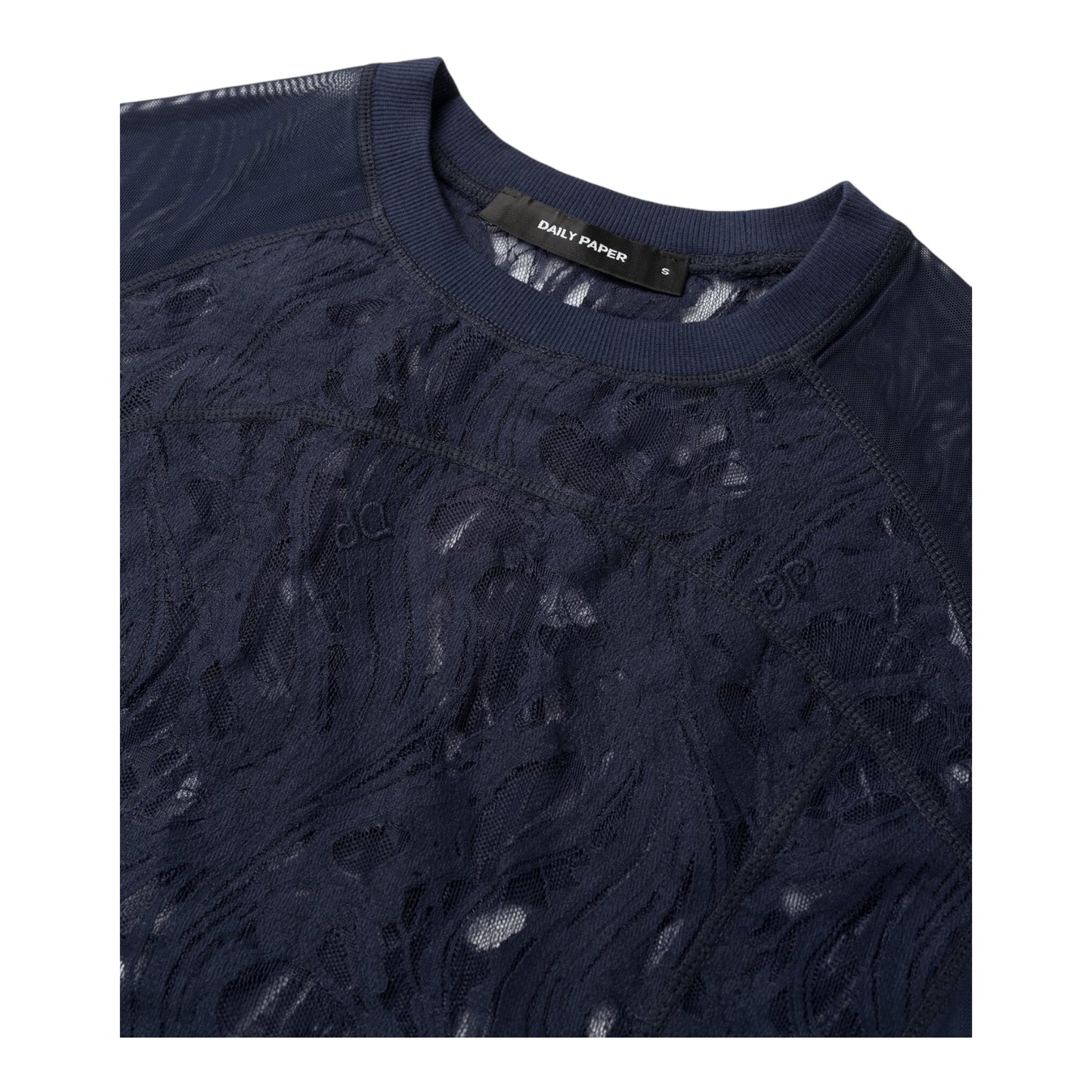Daily Paper Lace Top - Maritime Blue