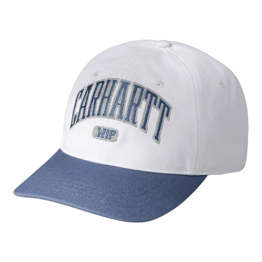 Carhartt WIP Lecture Cap - White/Blue Iris