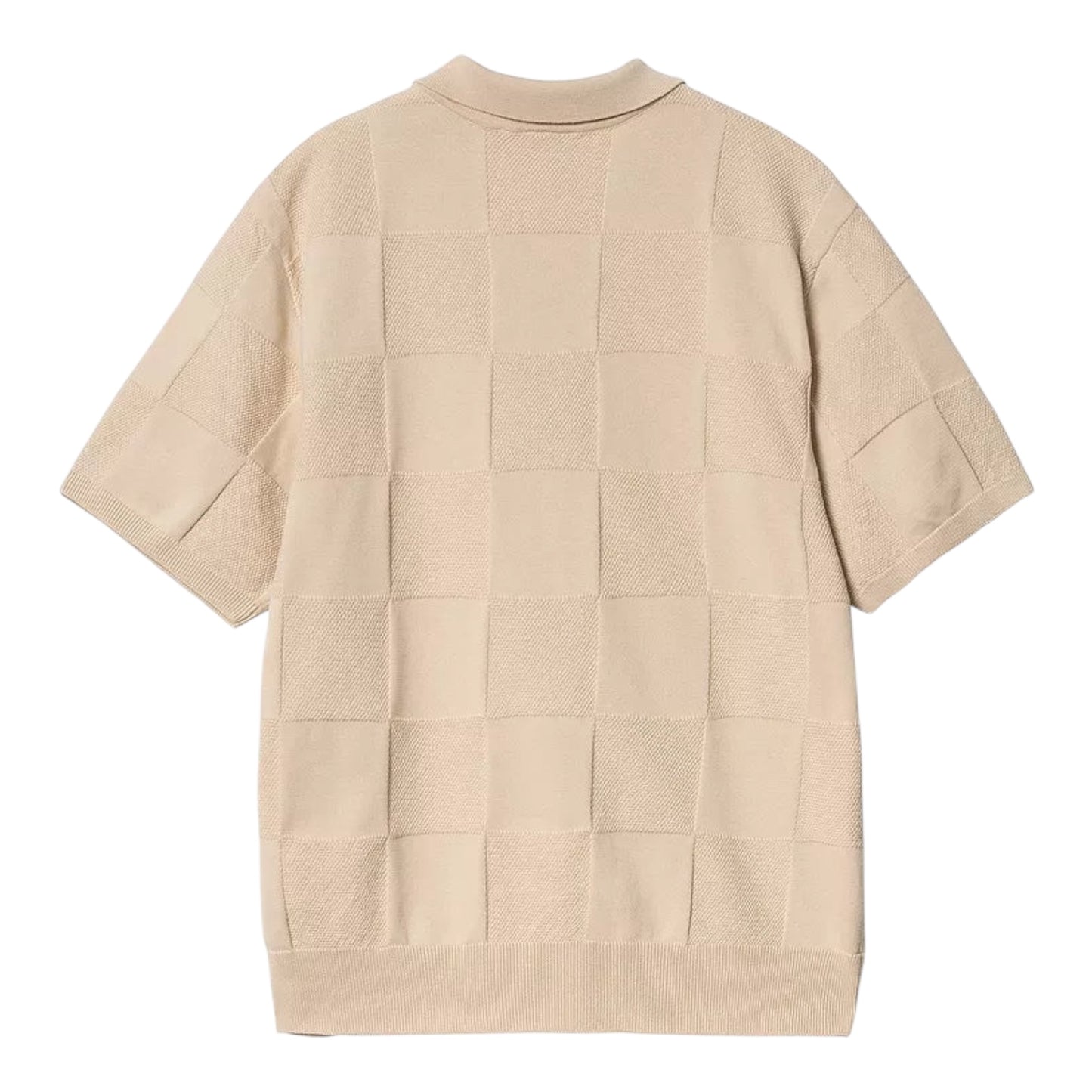 Carhartt WIP S/S Checker Polo Cotton - Fleur De Sel