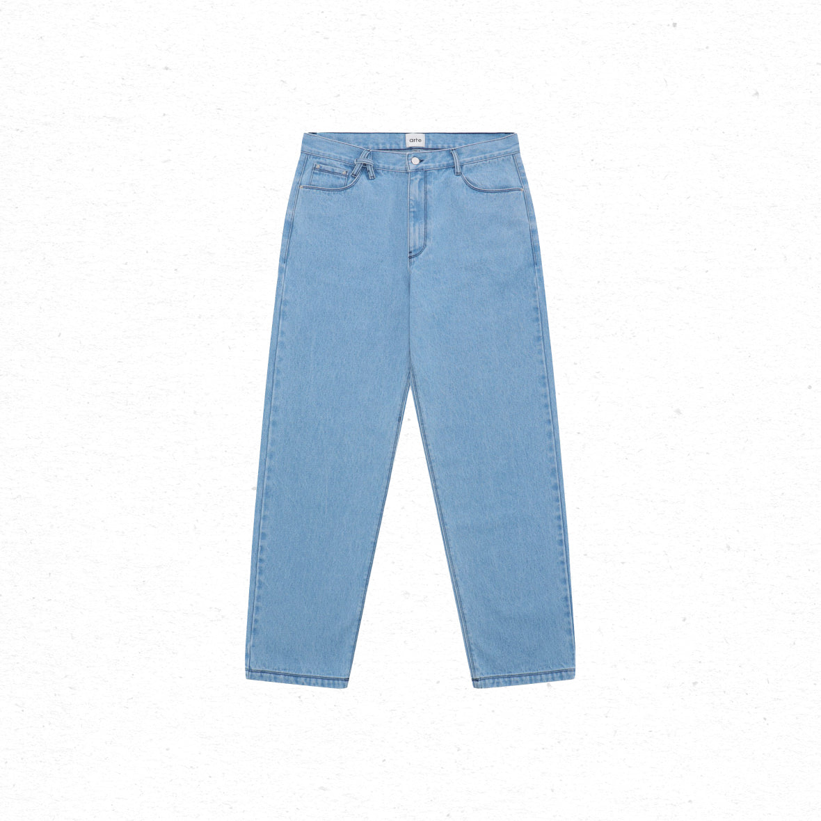 arte Poage Belt Detail Pants - Denim Bleach