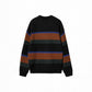 Carhartt WIP Merton Sweater - Sundling Stripe/Deep H Brown