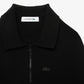 Lacoste Polo Shirt 3D Rib Knit - Black