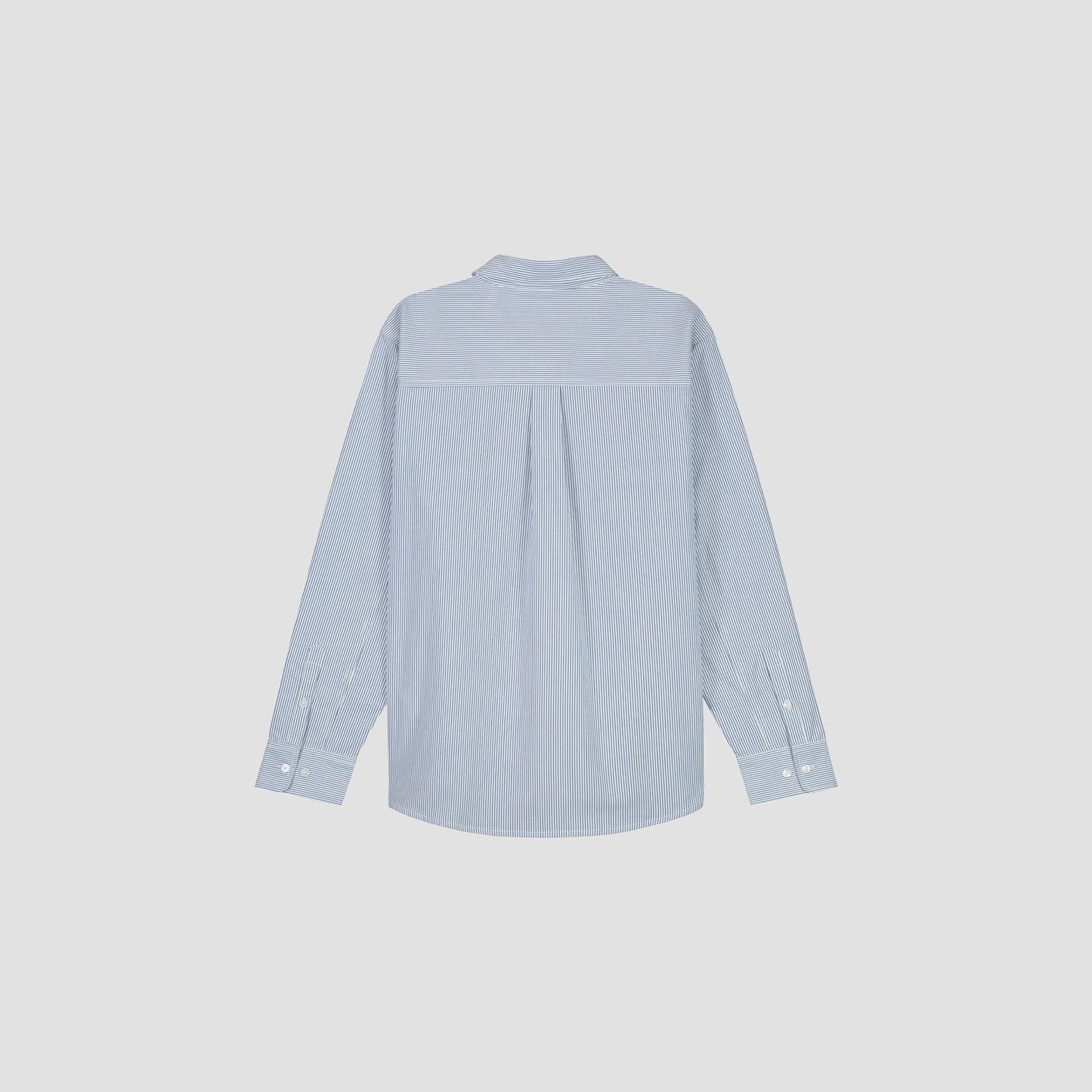 ØLÅF Stripe Oxford Shirt - Blue/White