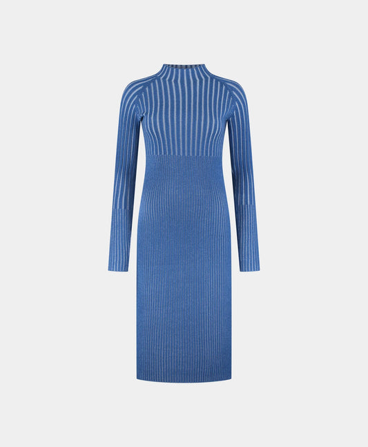 Daily Paper Dias Knit Sweater Dress - True Blue