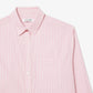 Lacoste Oversized Shirt - Pink/White