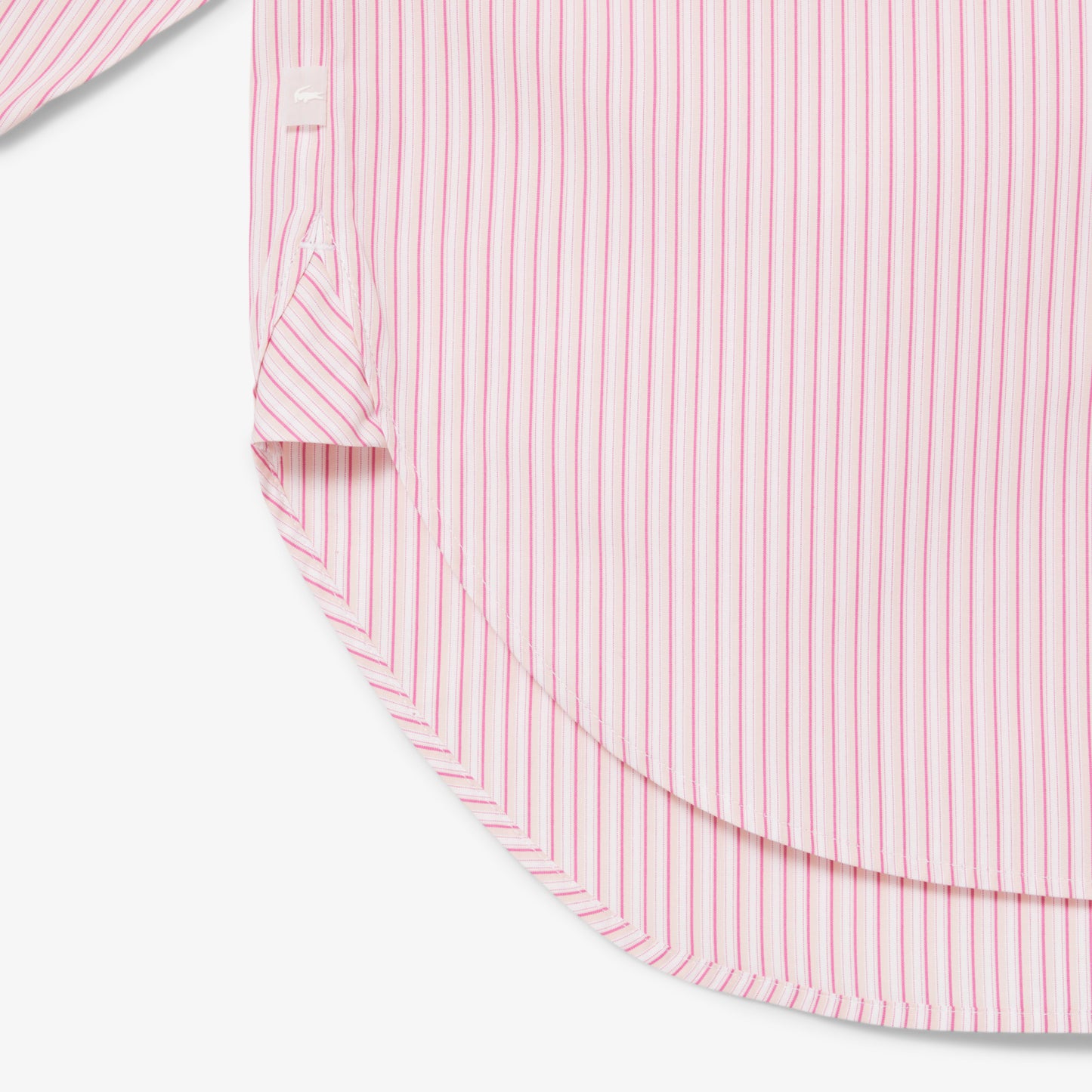 Lacoste Oversized Shirt - Pink/White