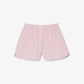 Lacoste Wide Striped Shorts - Pink/White