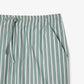 Lacoste Relaxed Striped Shorts - Green/White