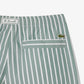 Lacoste Relaxed Striped Shorts - Green/White