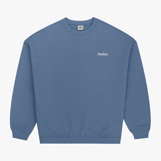 PARLEZ Vernon Oversized Crew -  China Blue