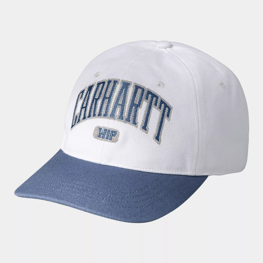 Carhartt WIP Lecture Cap - White/Blue Iris