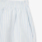 Lacoste Wide Striped Shorts - Blue/White