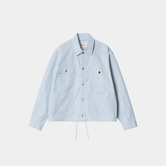 Carhartt WIP W' Nota Shirt Jac - Bova Stripe/Bluebird