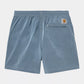 Carhartt WIP Canby Swim Trunks - Clay Blue / White