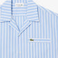 Lacoste Relaxed Fit Shirt Striped - Light Blue/White