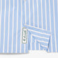 Lacoste Relaxed Fit Shirt Striped - Light Blue/White
