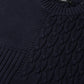 Daily Paper Patchwork Knit Sweater - Naval Academy