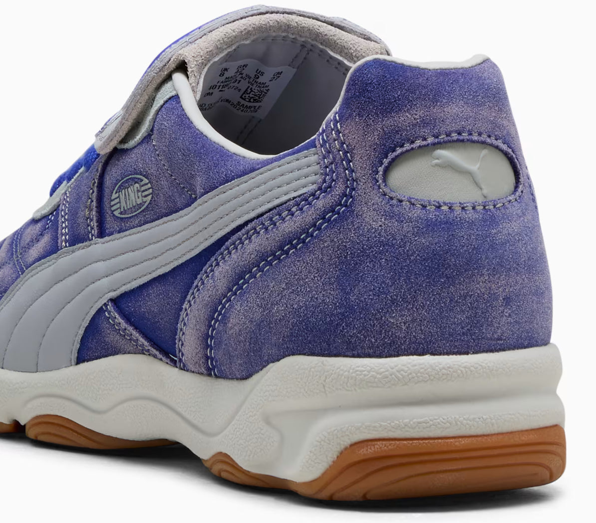 Puma x Kidsuper King Indoor Sneaker - Dart Blue - Gray Fog