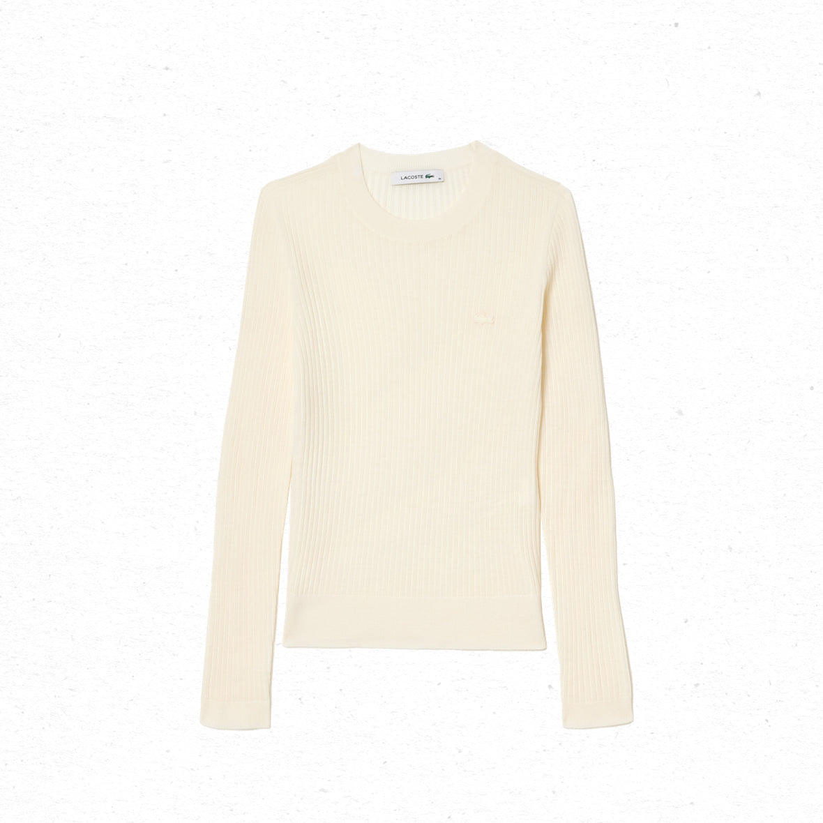 Lacoste "3D-Knit Sweater - Cream