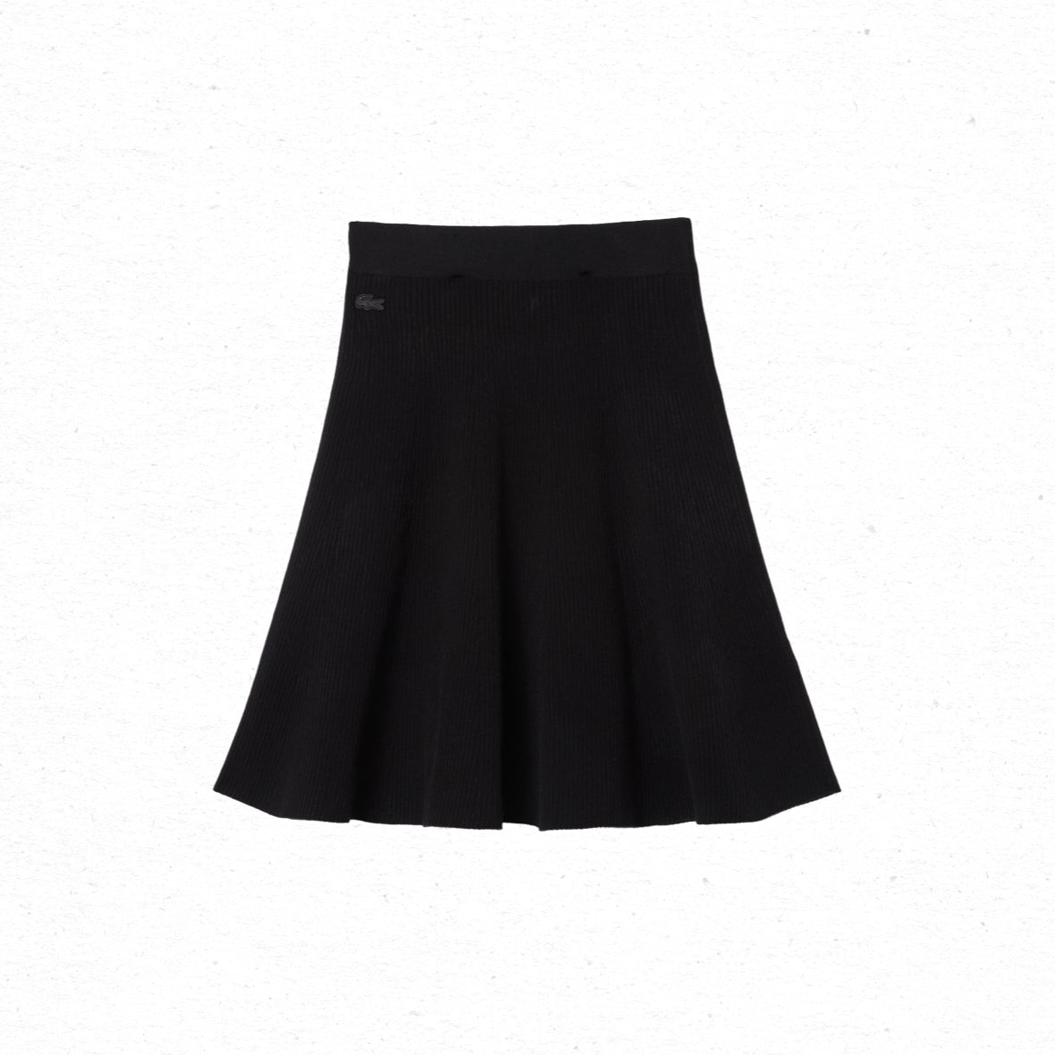 Lacoste Flared Rip Skirt - Black