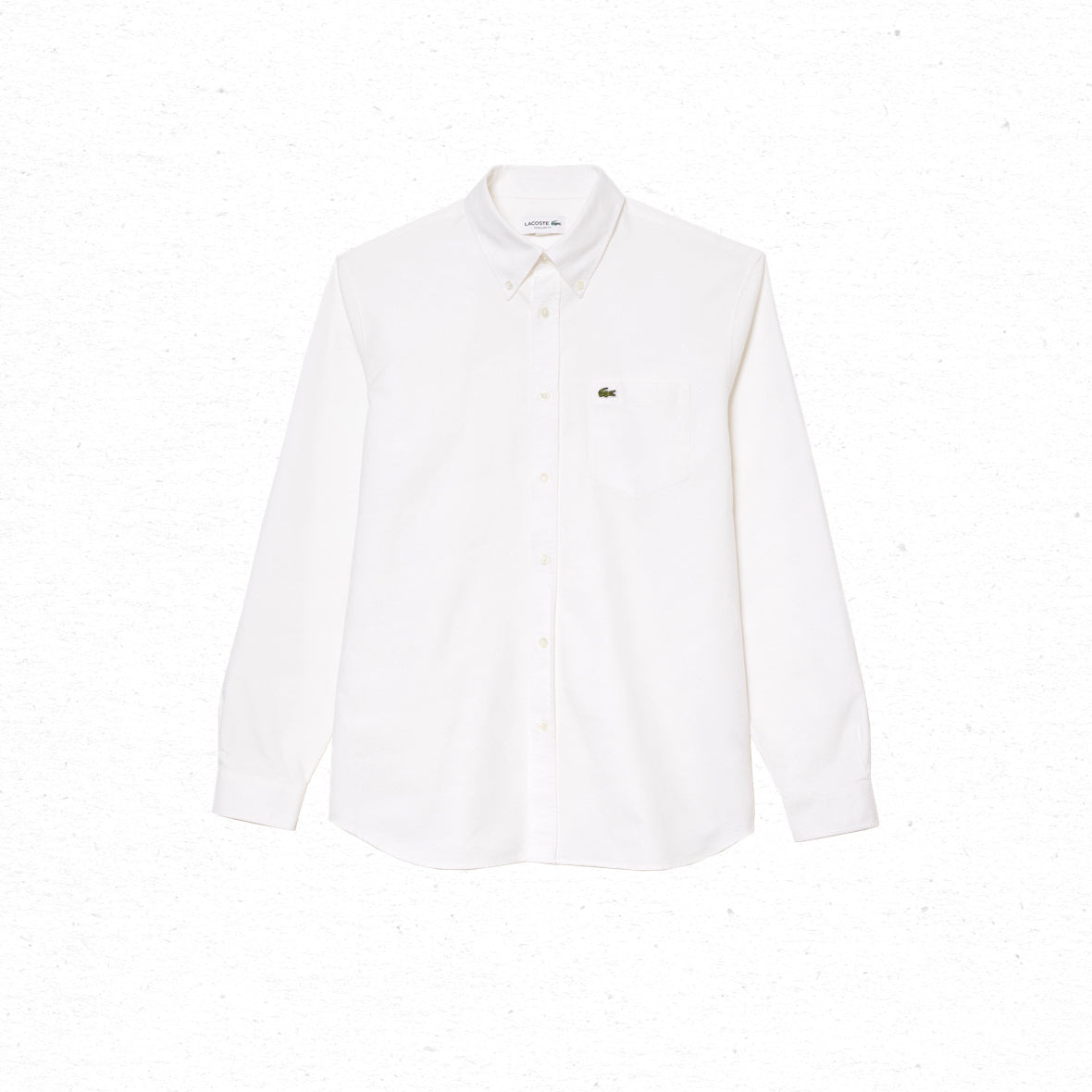 Lacoste L/S Oxford Shirt - White