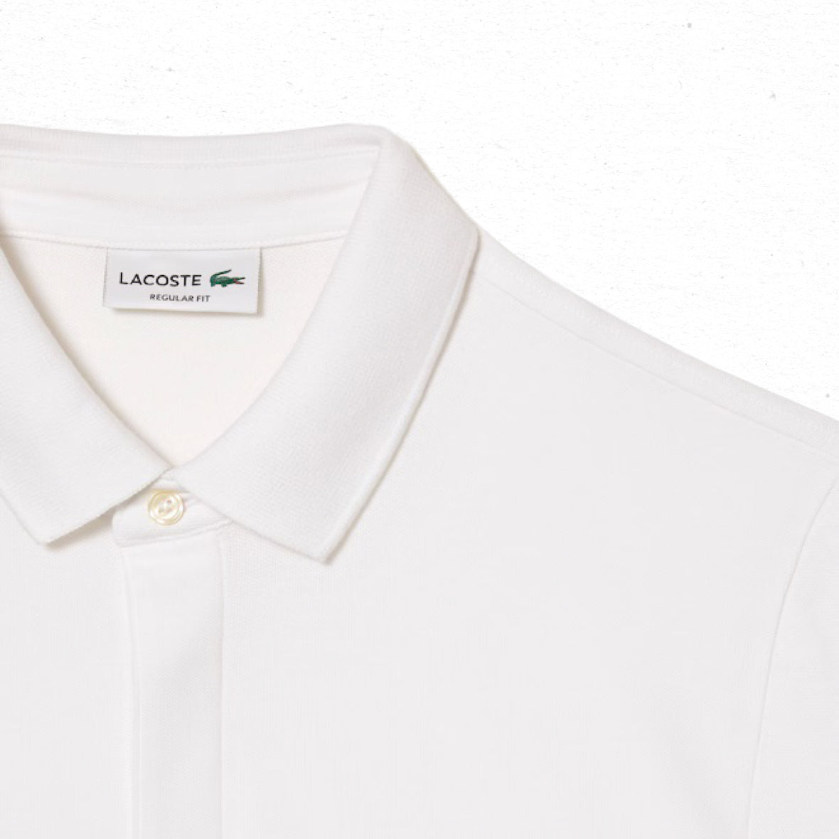 Lacoste Paris S/S Piqué Polo - White