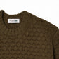 Lacoste Sweater Carded Wool Round Neck - Khaki Green