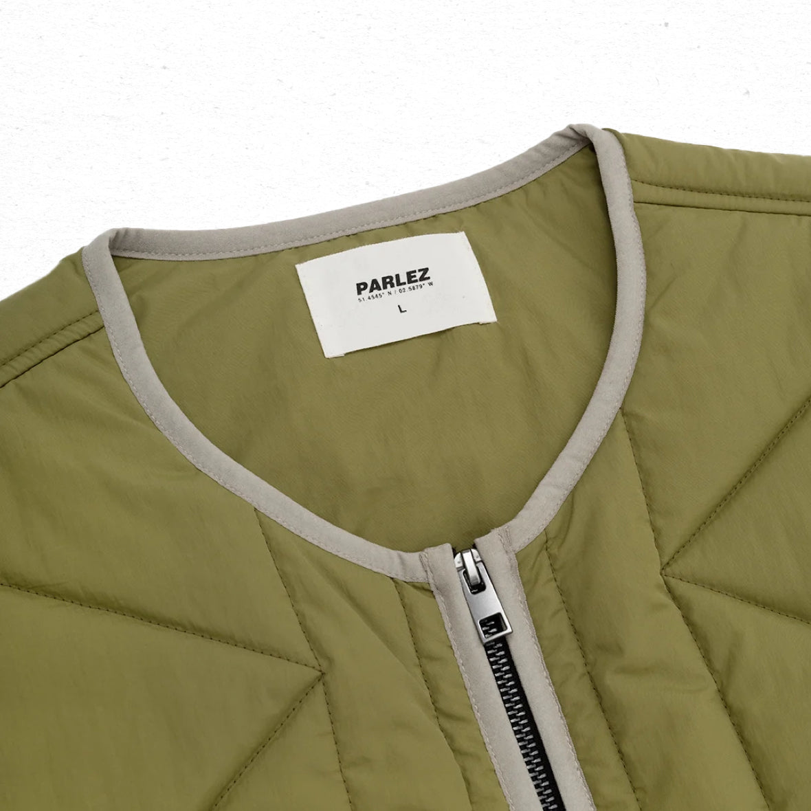 PARLEZ Elkins Gilet - Olive Green