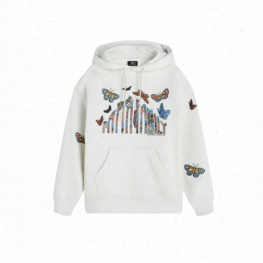 Patta Family Classic Hooded Sweater - Light Grey Melange