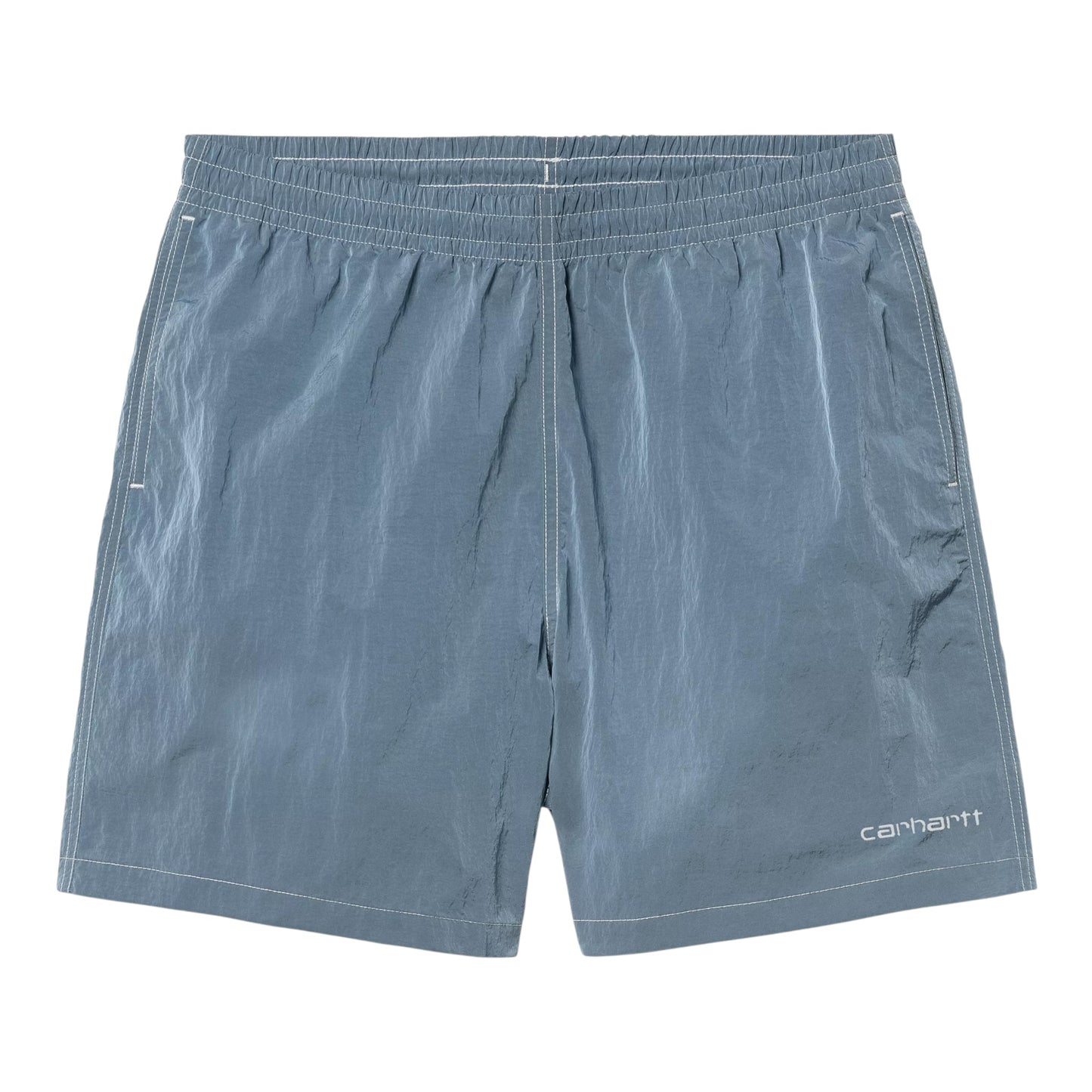Carhartt WIP Canby Swim Trunks - Clay Blue / White