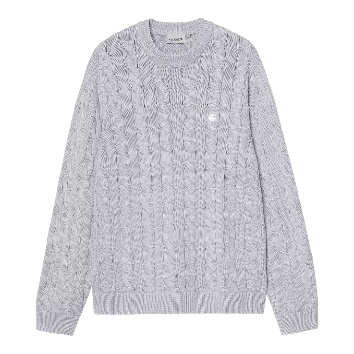 Carhartt WIP Carter Sweater - Blue Fog garment dyed