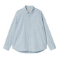 Carhartt WIP L/S Notus Shirt - Bova Stripe / Bluebird